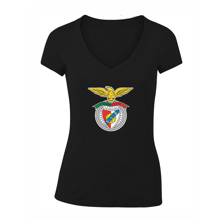 Women's SL Benfica FC V-Neck T-Shirt