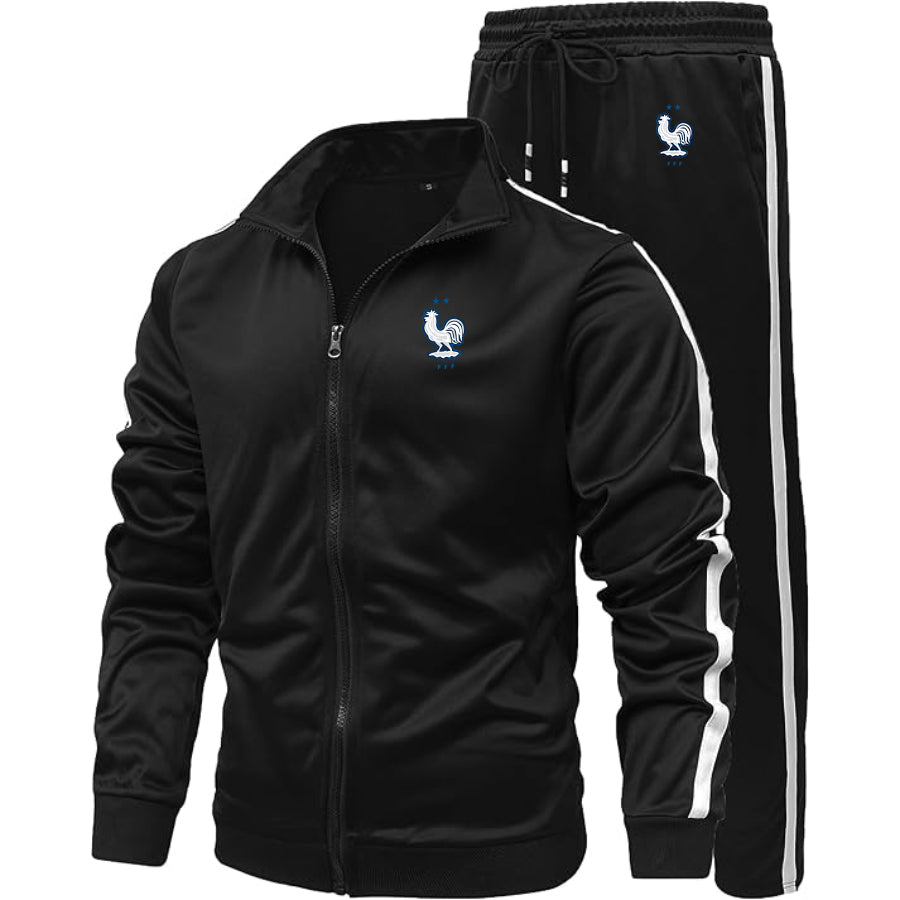 Men's France National Soccer Team Logo Dri-Fit TrackSuit