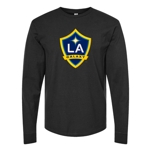 Men's LA Galaxy FC Cotton Long Sleeve T-Shirt