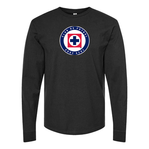 Men's Cruz Azul Football Club Cotton Long Sleeve T-Shirt