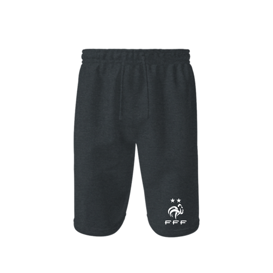 Men's France Soccer Athletic Fleece Shorts