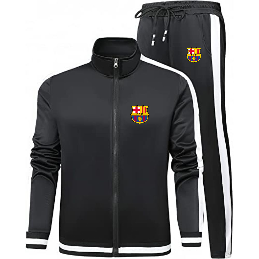 Men's F.C. Barcelona Soccer Logo Dri-Fit TrackSuit