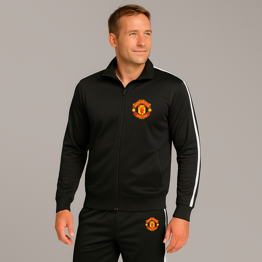Men's Manchester United Soccer Logo Dri-Fit TrackSuit