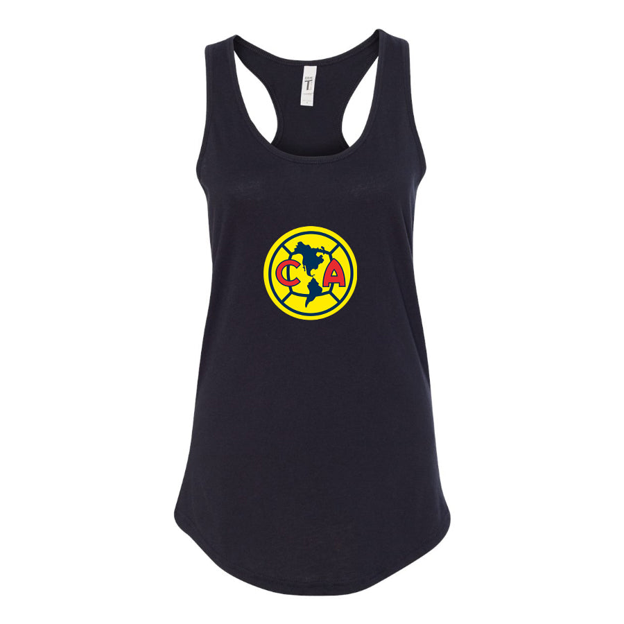 Women's Club America Football Racerback Tank Top