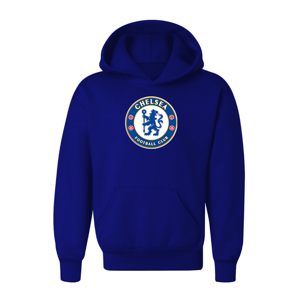 Youth Kids Chelsea Soccer Pullover Hoodie