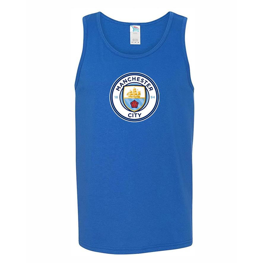 Men's Manchester City Soccer Tank Top