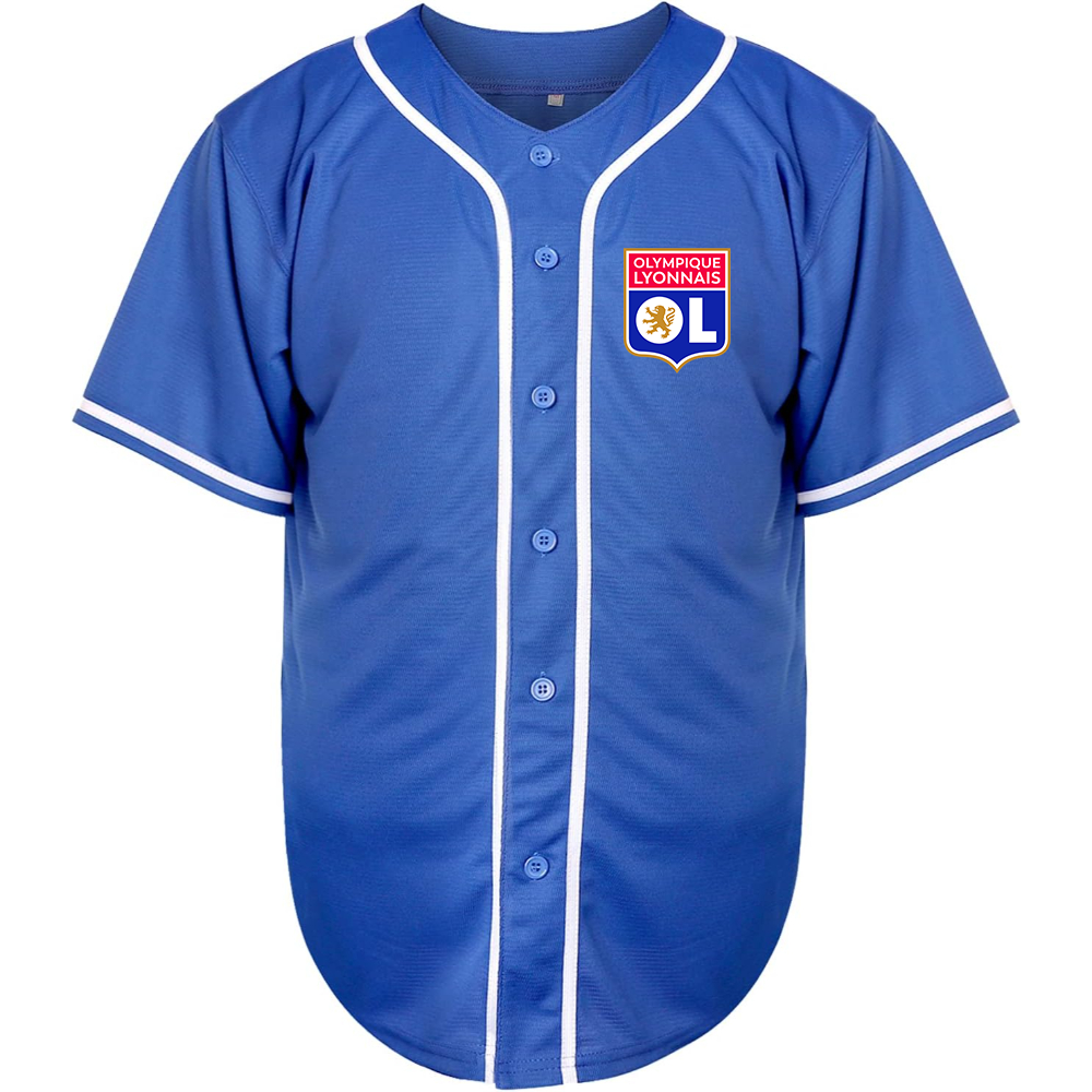 Men's Olympique Lyonnais FC Baseball Jersey