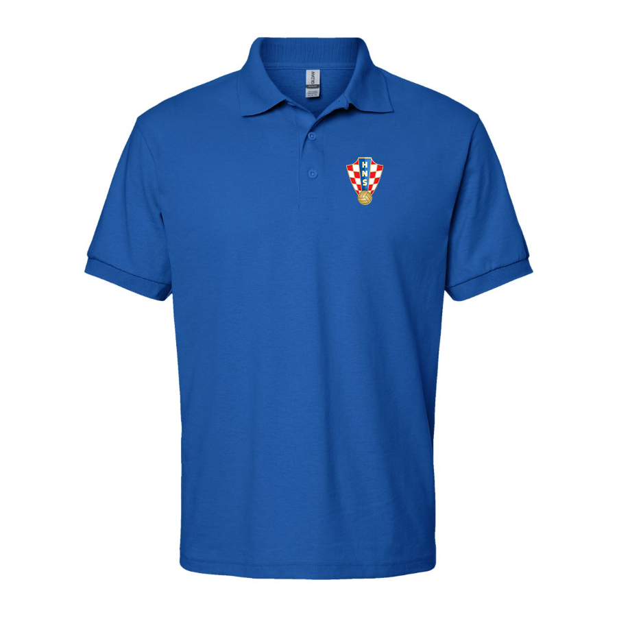 Men's Croatia National Soccer Team Dry Blend Polo