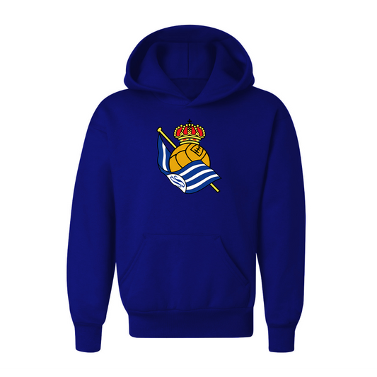 Youth Kids Real Sociedad FC Pullover Hoodie
