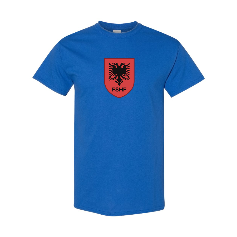 Youth Kids Albania National Soccer Team Cotton T-Shirt