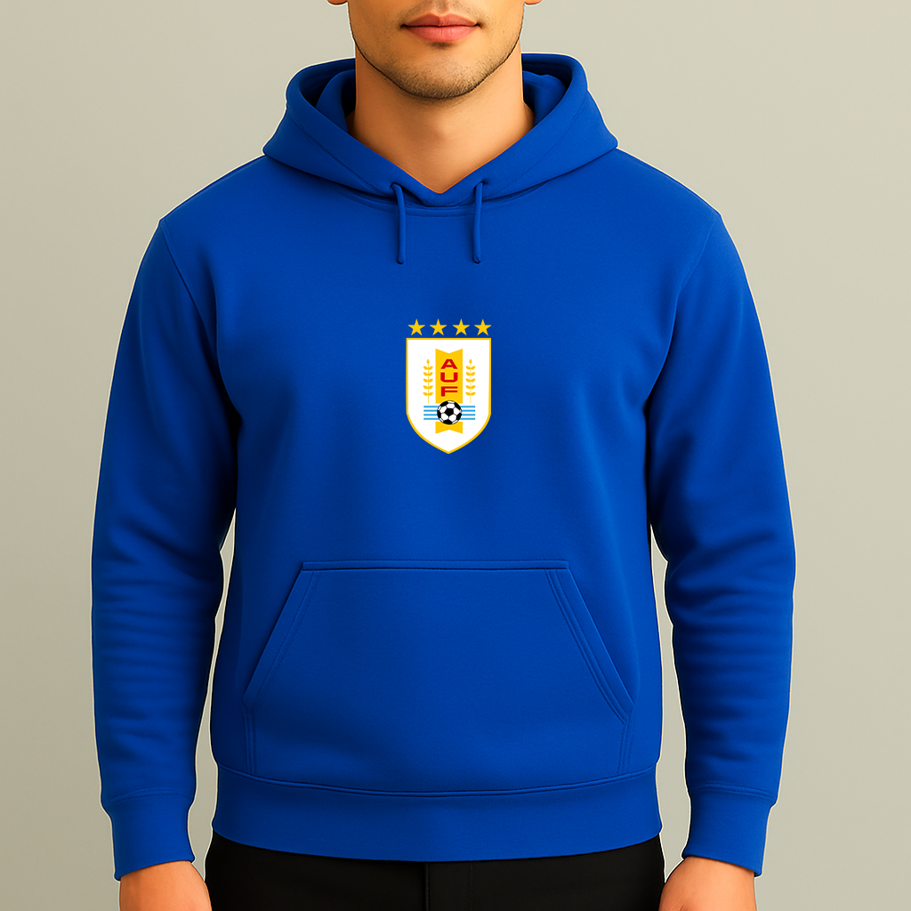 Men's Uruguay National Soccer Team Pullover Hoodie