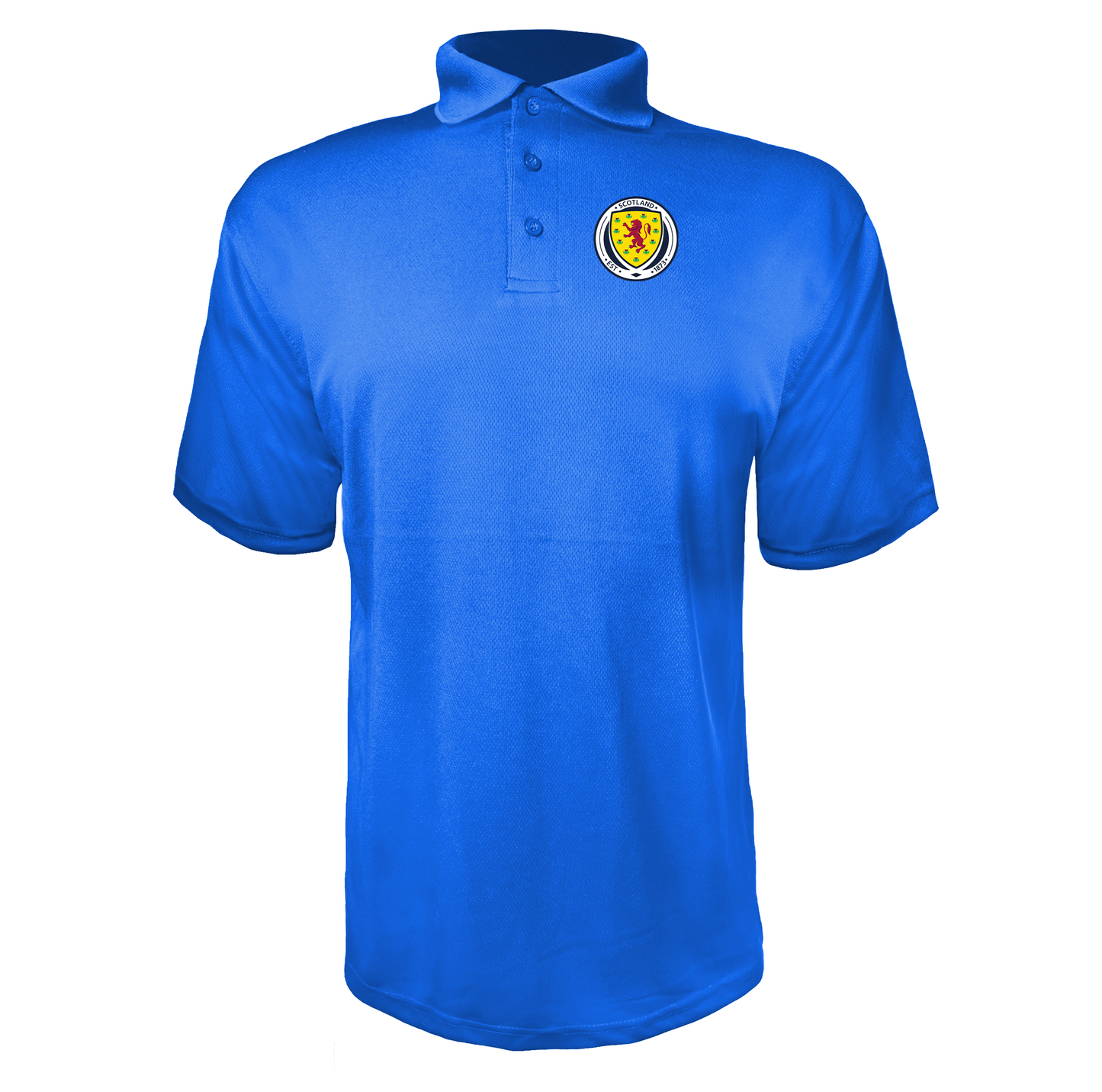 Men's Scotland National Soccer Team Polyester Polo