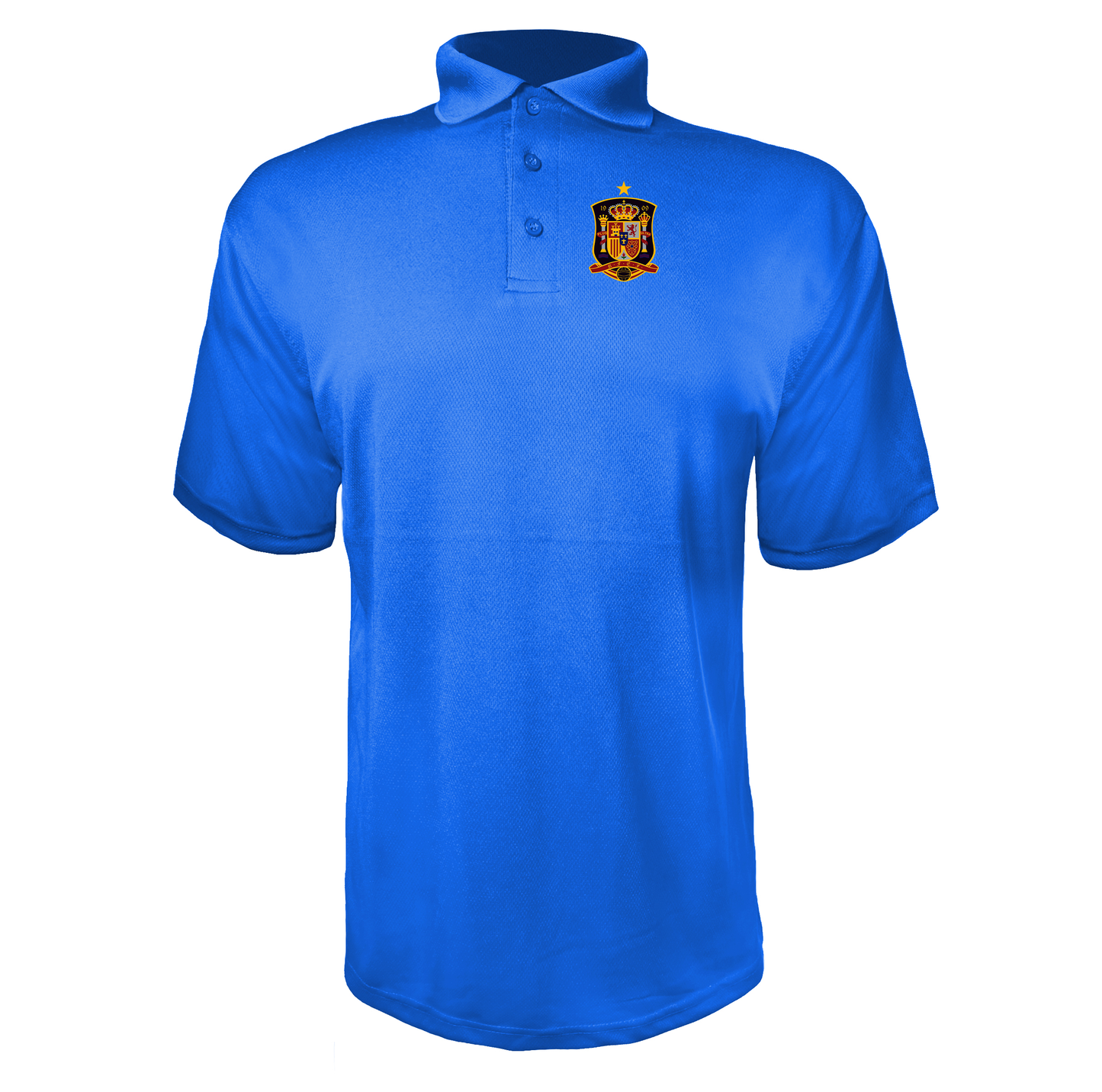 Men's Spain National Soccer Team Polyester Polo