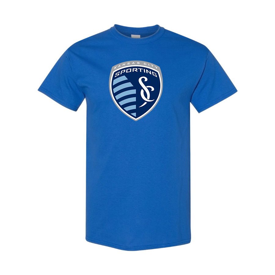 Youth Kids Sporting Kansas City FC Cotton T-Shirt