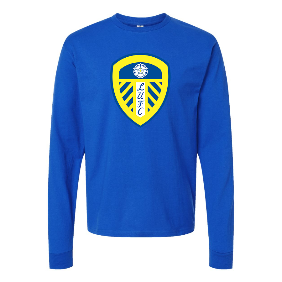 Youth Kids Leeds United Football Club Long Sleeve T-Shirt