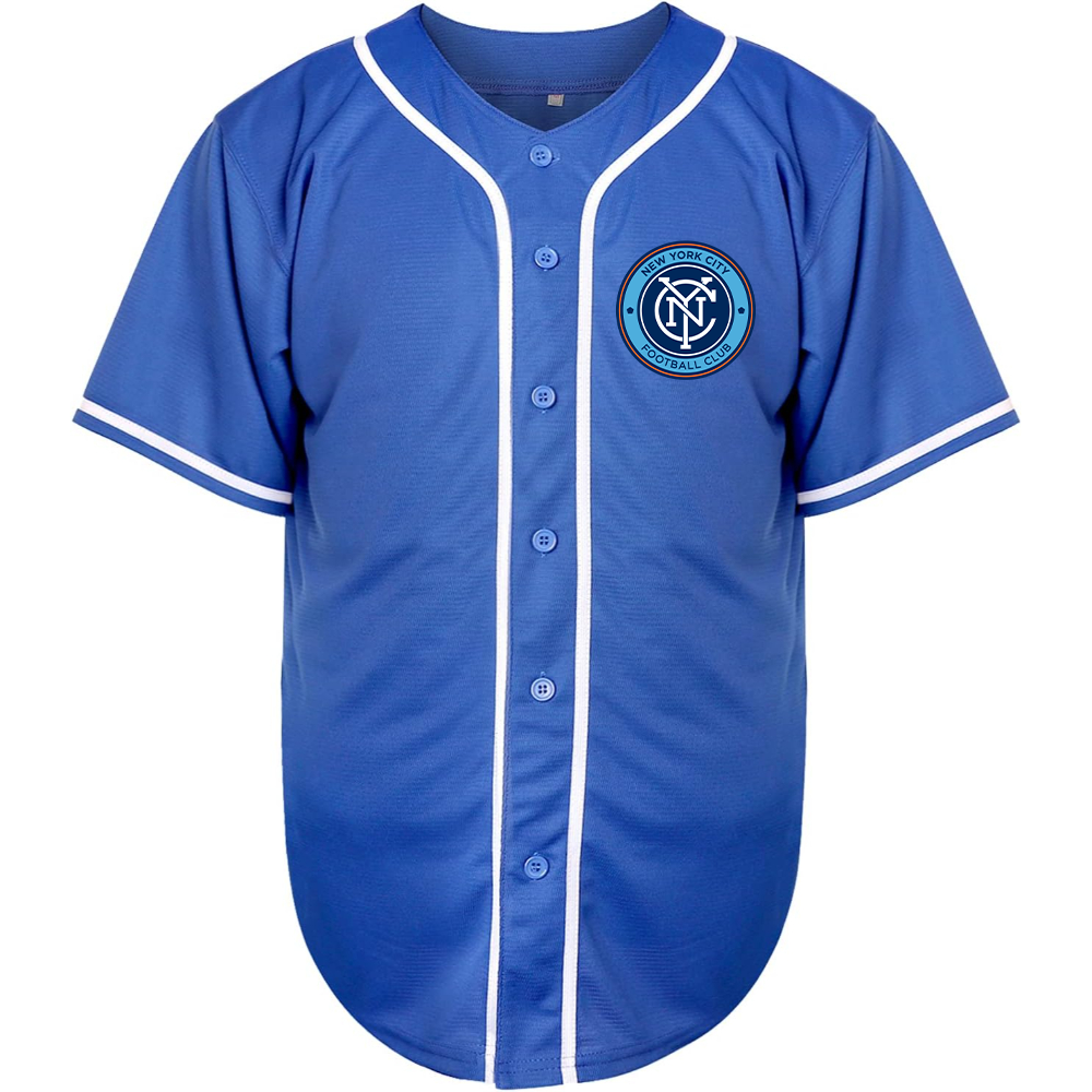 Men's New York City FC Baseball Jersey