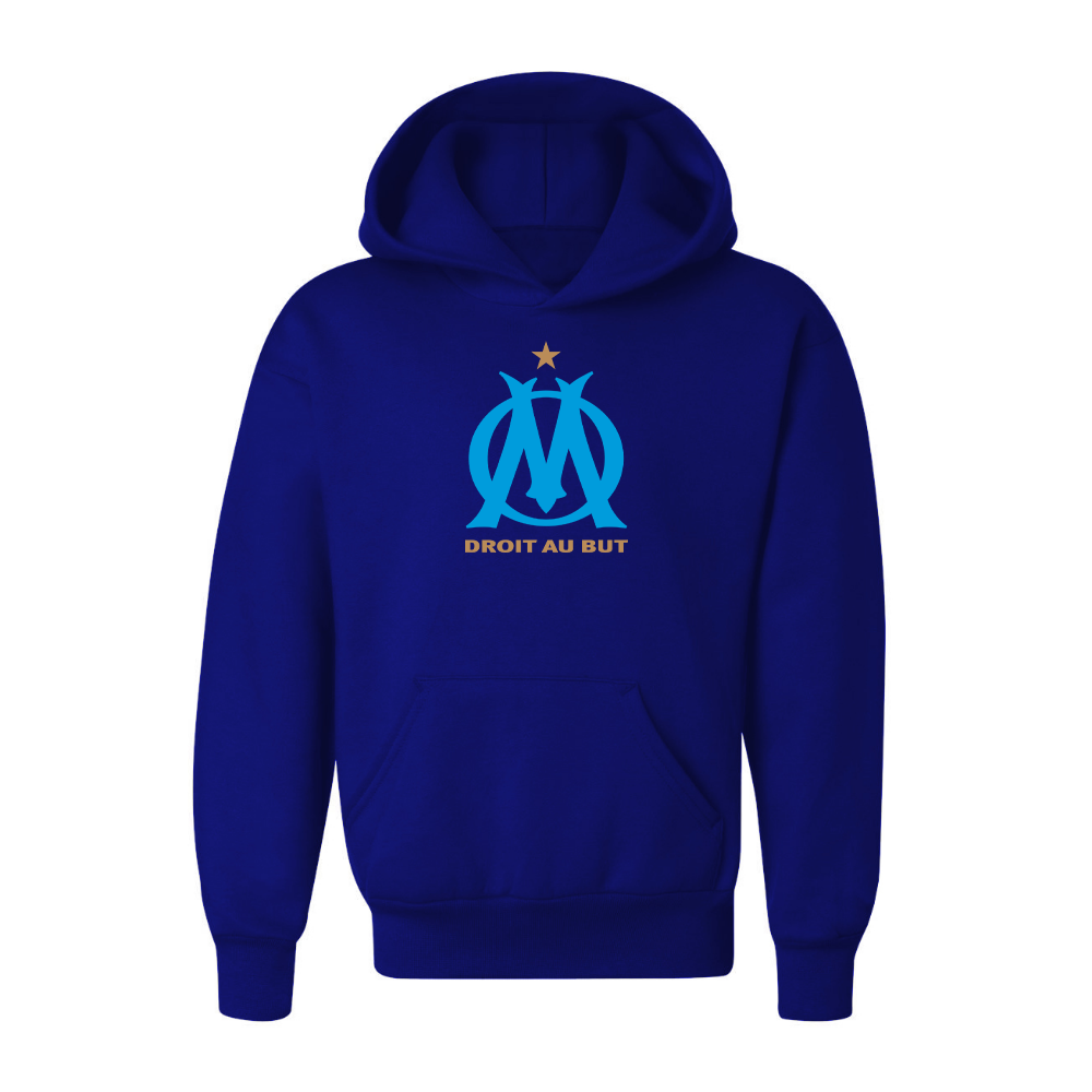 Youth Kids Olympique de Marseille FC Pullover Hoodie