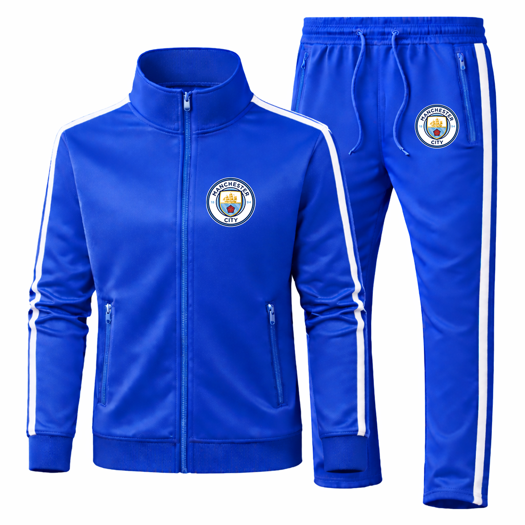 Men's Manchester City Soccer Logo Dri-Fit TrackSuit