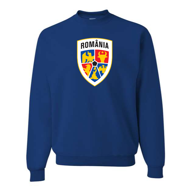 Men's Romania National Soccer Team Crewneck Sweatshirt