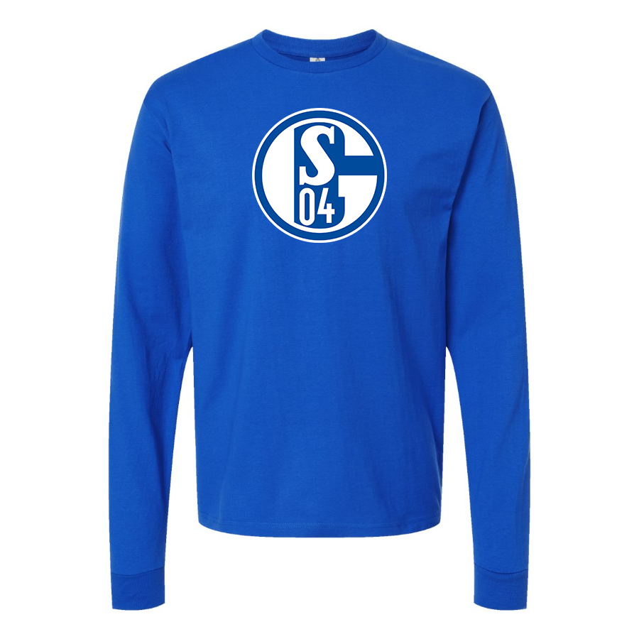 Youth Kids Schalke 04 FC Long Sleeve T-Shirt