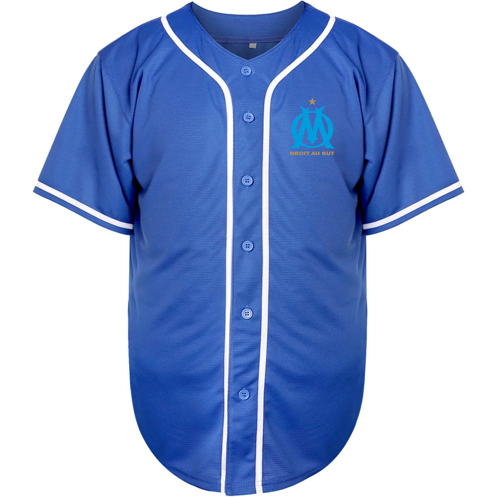 Men's Olympique de Marseille FC Baseball Jersey