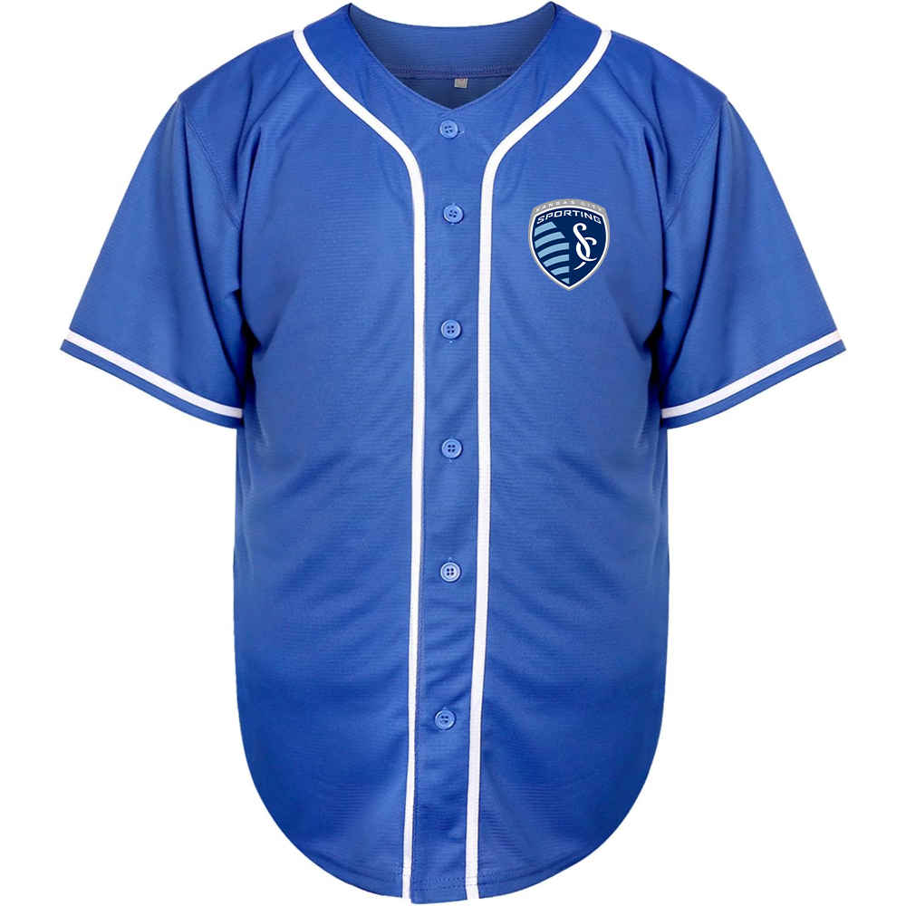 Men's Sporting Kansas City FC Baseball Jersey