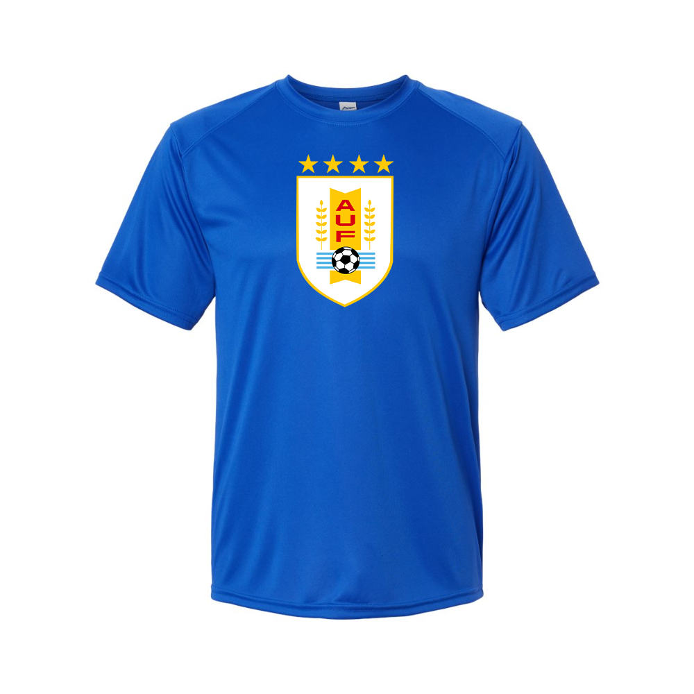 Men's Uruguay National Soccer Team Performance T-Shirt