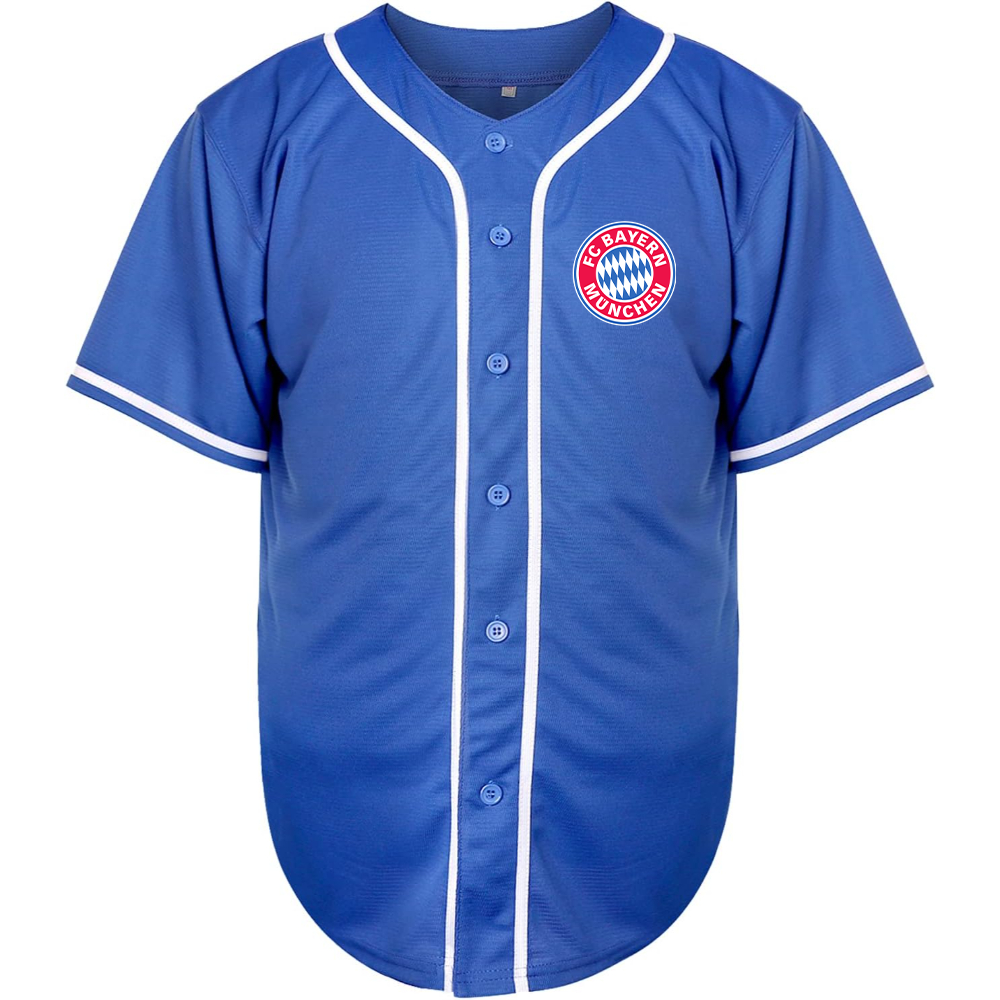 Men's F.C. Bayern Munchen Soccer Baseball Jersey