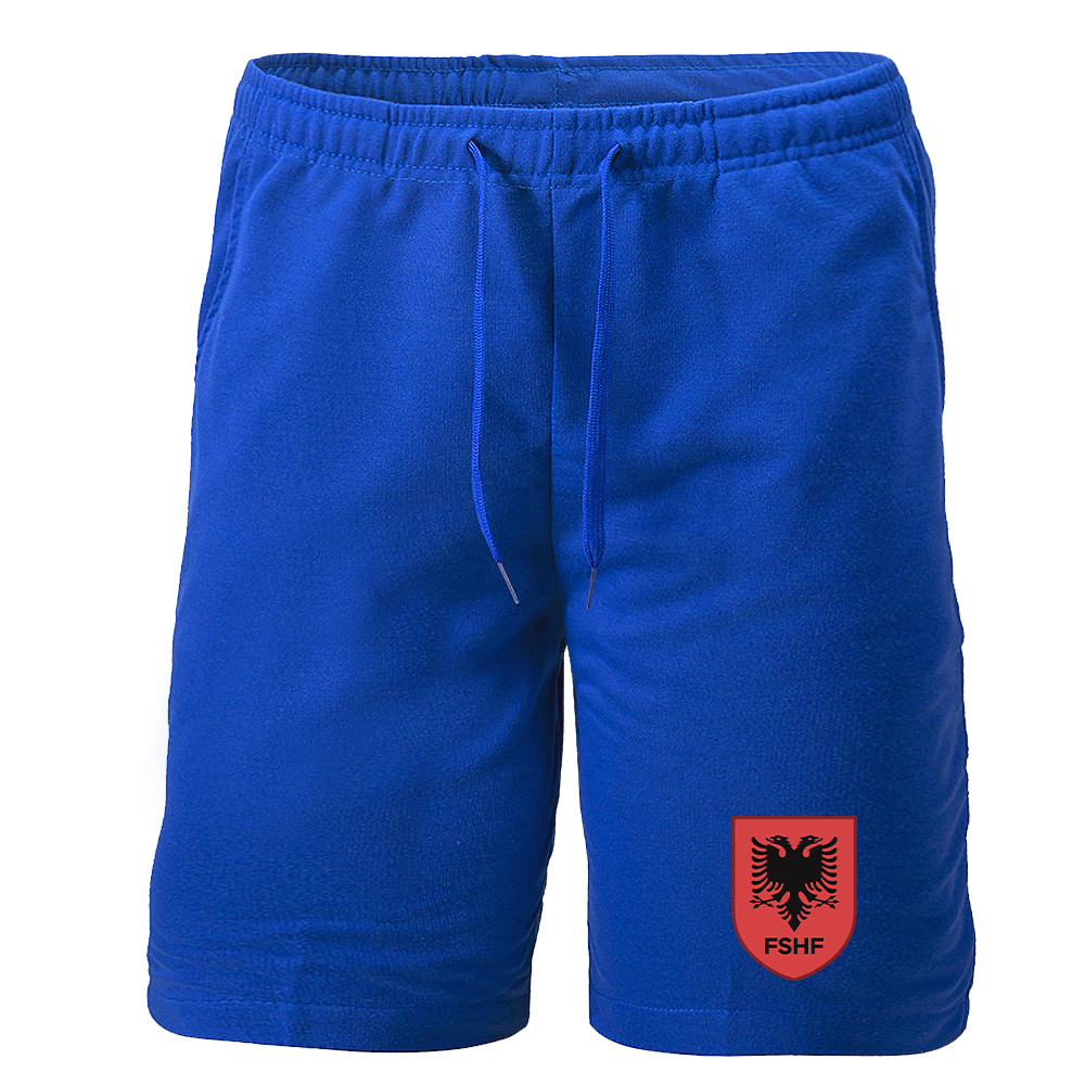 Men's Albania National Soccer Team Athletic Fleece Shorts