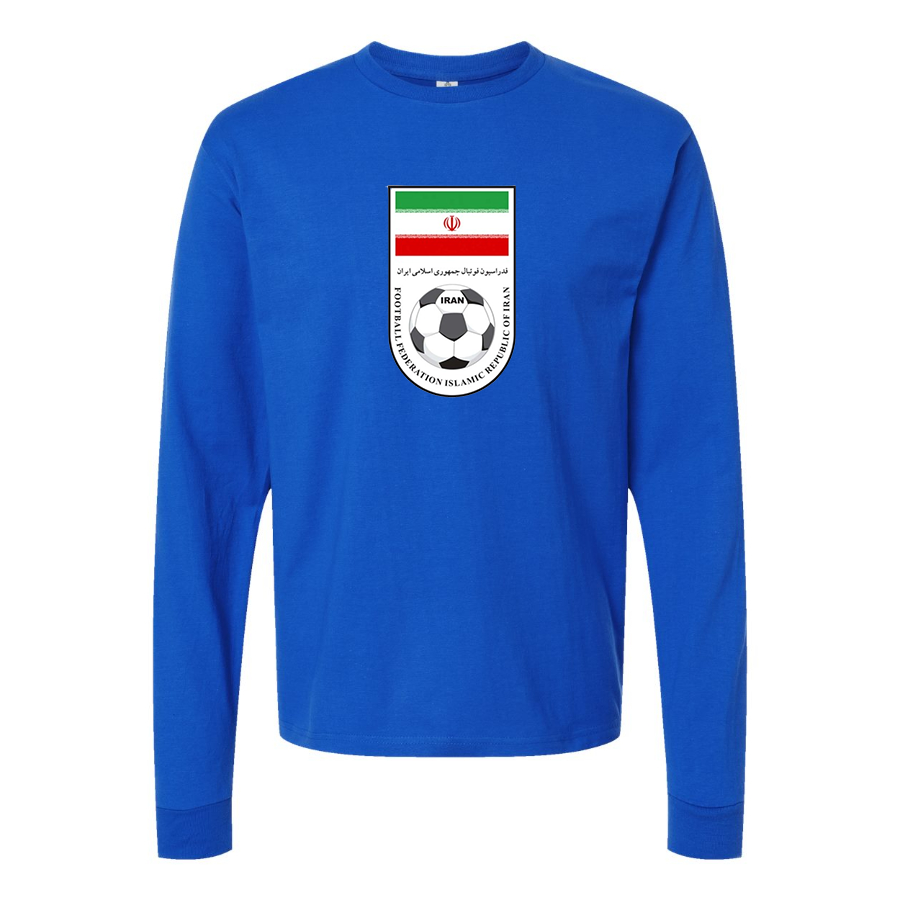 Men's Iran National Soccer Team Long Sleeve T-Shirt