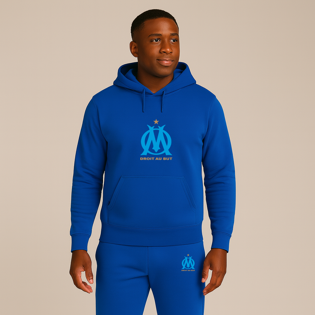 Men's Olympique de Marseille FC Hoodie Joggers Set