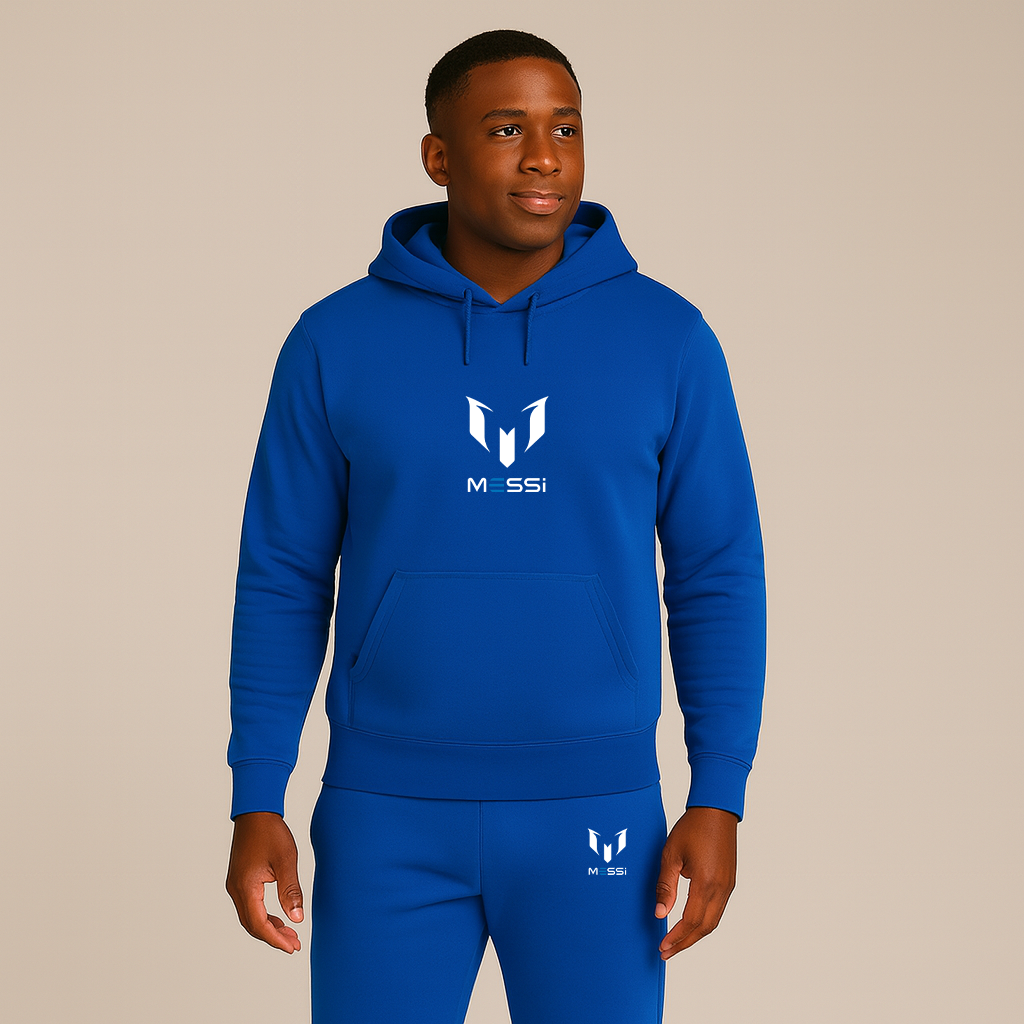 Men's Lionel Messi Air Messi Soccer Logo Hoodie Joggers Set