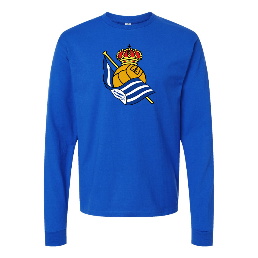 Men's Real Sociedad FC Long Sleeve T-Shirt