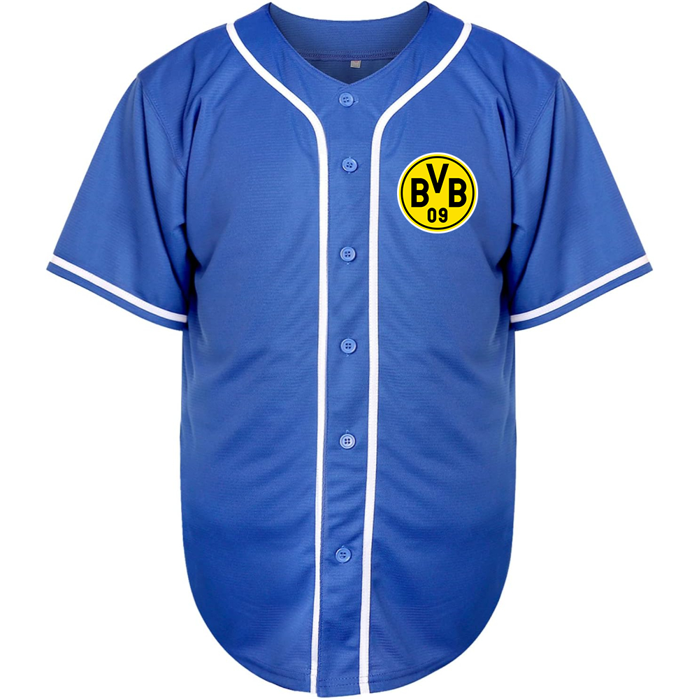 Men's Borussia Dortmund BVB FC Baseball Jersey