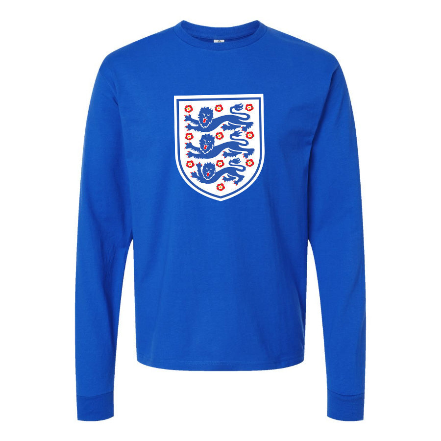 Men's England National Football Team Long Sleeve T-Shirt