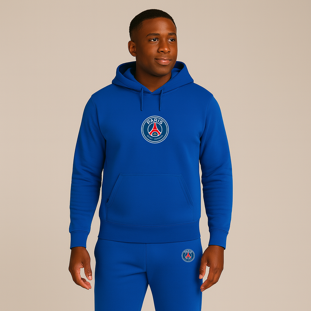 Men’s Paris-Saint Germain Soccer Logo Hoodie Joggers Set
