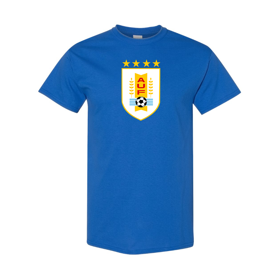 Men's Uruguay National Soccer Team Cotton T-Shirt