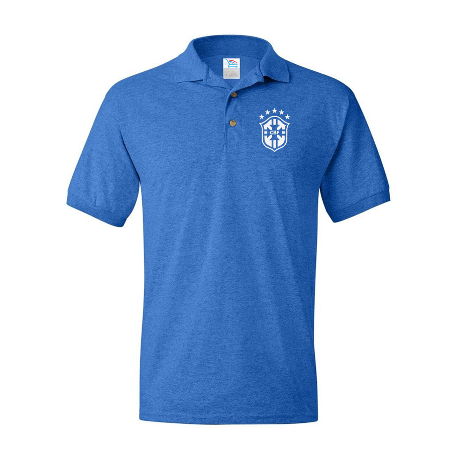 Men's Brazil Soccer Dry Blend Polo