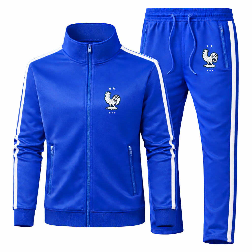 Men's France National Soccer Team Logo Dri-Fit TrackSuit