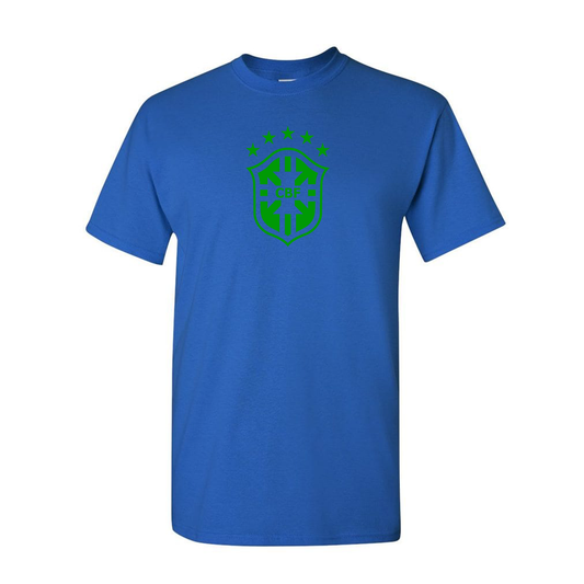 Men's Brazil Soccer Cotton T-Shirt