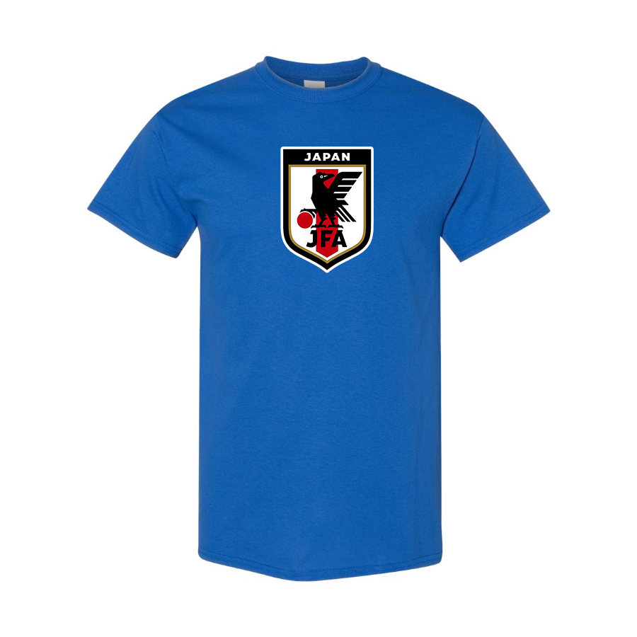 Youth Kids Japan National Soccer Team Cotton T-Shirt