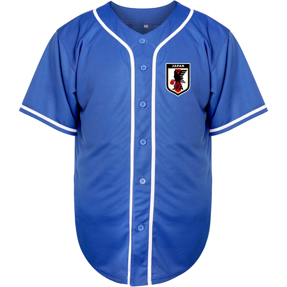 Men's Japan National Soccer Team Baseball Jersey