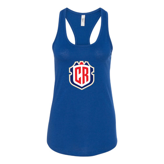 Women's Costa Rica National Soccer Team Racerback Tank Top