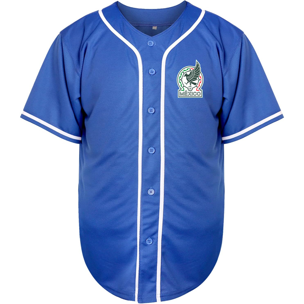 Men’s Mexico Soccer Baseball Jersey