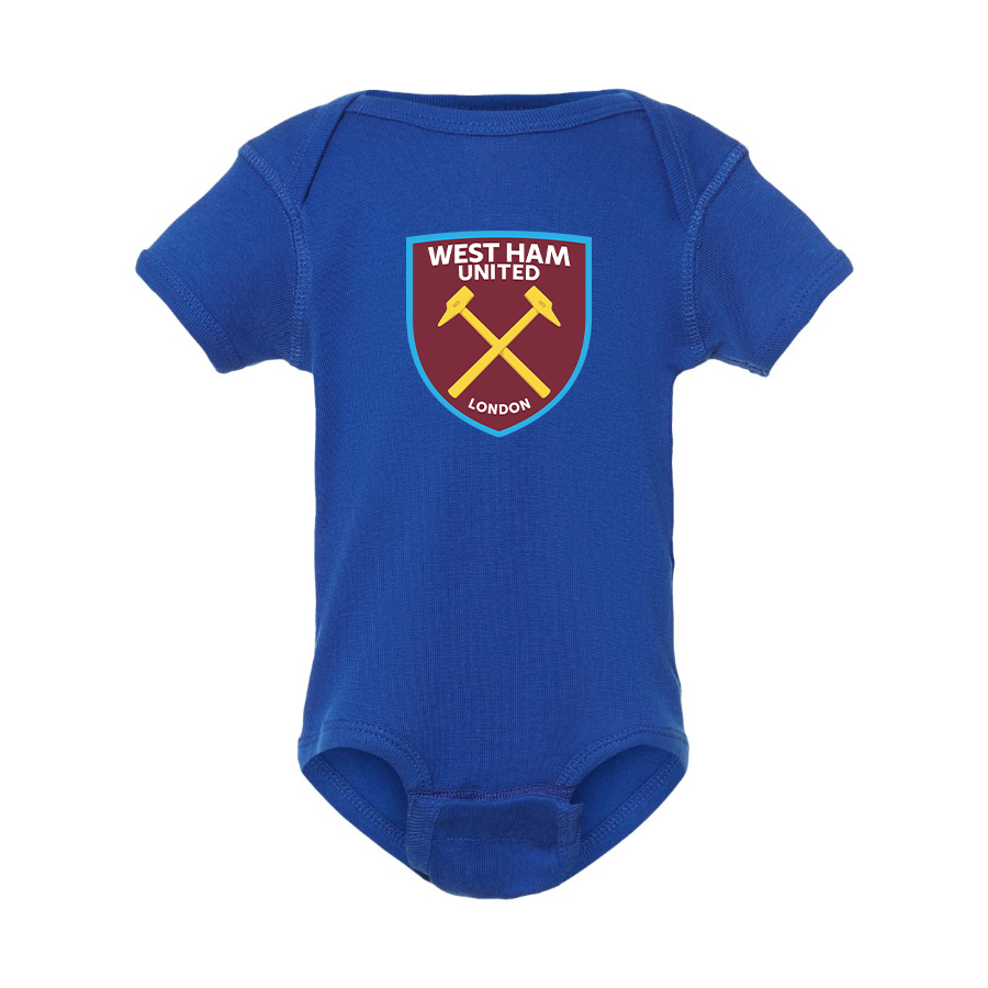 West Ham United FC Baby Romper Onesie