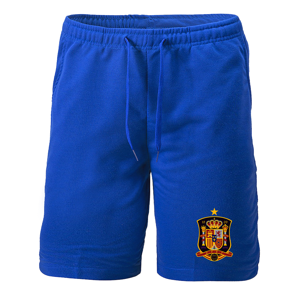 Men's Spain National Soccer Team Athletic Fleece Shorts