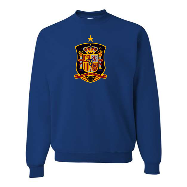 Men's Spain National Soccer Team Crewneck Sweatshirt