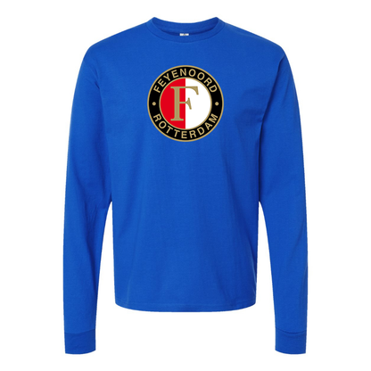 Men's Feyenoord FC Cotton Long Sleeve T-Shirt