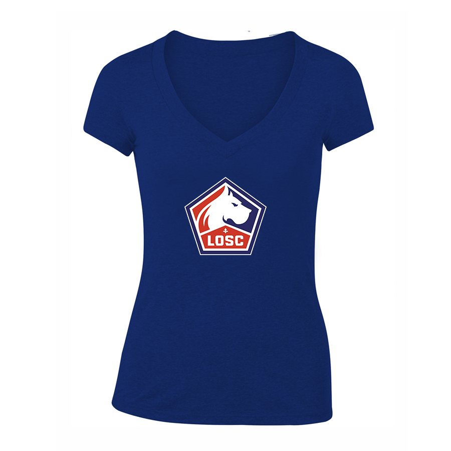 Women's Lille Olympique FC V-Neck T-Shirt