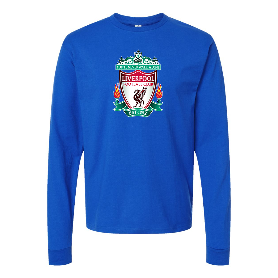 Youth Kids Liverpool Football Club Est.1892 Long Sleeve T-Shirt